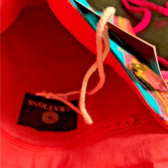 Curations Multi-Color Woven Embroidered Beaded Detail Tassel Pompoms Crossbody - Picture 4 of 5